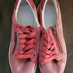 Spenco Orthotic Nubuck Lace-Up Sneakers - Santa Catalina (New Size 7.5)